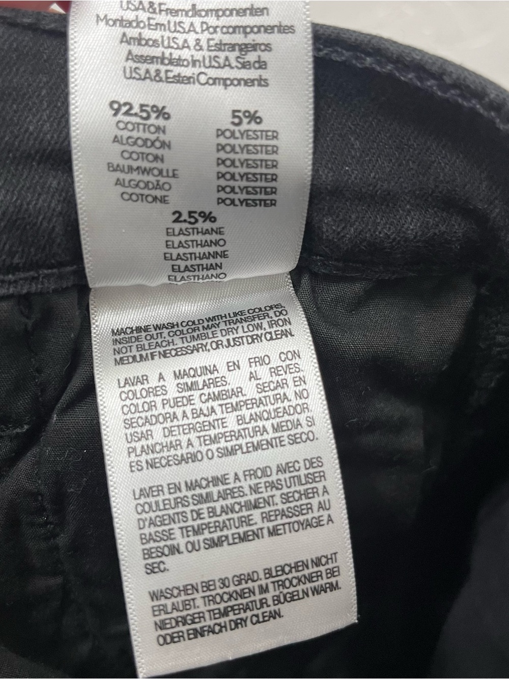 MOTHER Rambler Cargo Ankle Jeans In Black Not Guilty Size 26 - Picture 8 of 9